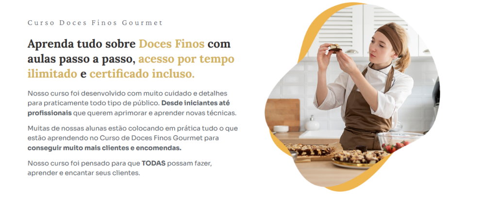 Curso Doces Finos Gourmet aprenda