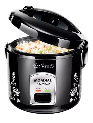 Panela De Arroz Fast Rice 5 Premium Npe 08 5x Mondial Frequencia 60HZ 110V