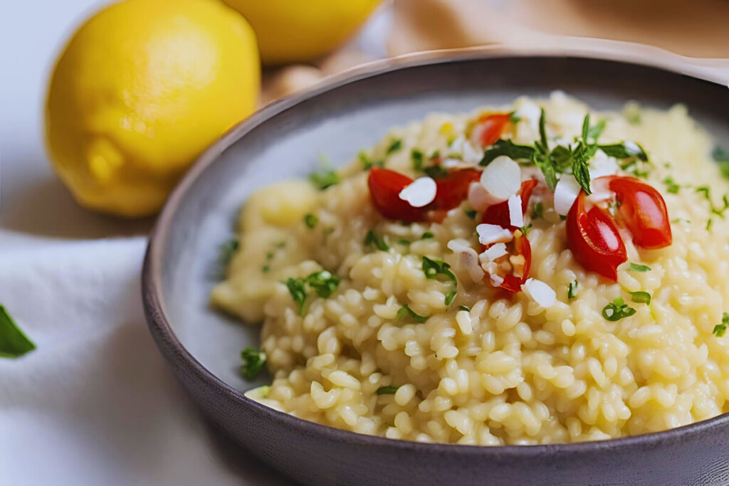 risoto de limao siciliano