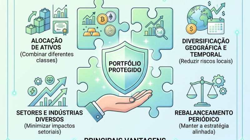 Diversificação de Investimentos: Guia Completo para Proteger a Carteira