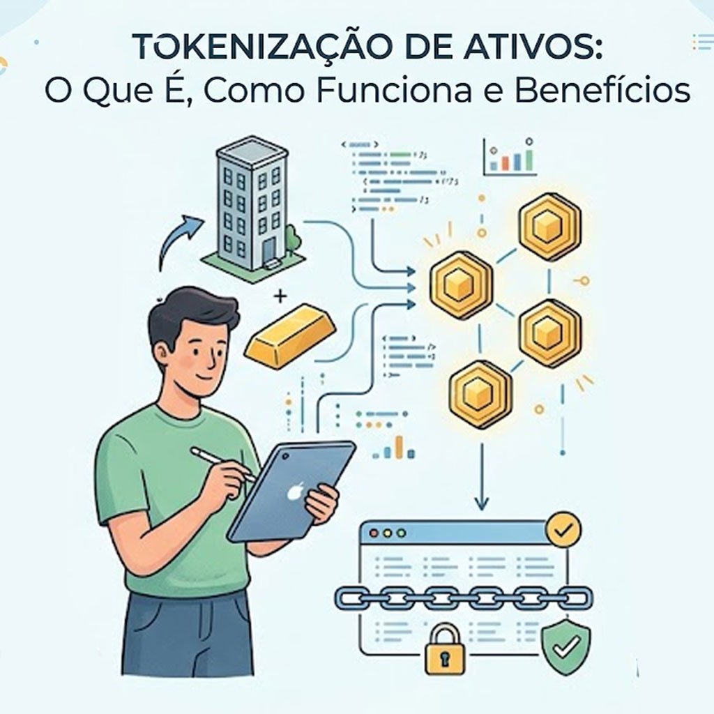 Tokenização de Ativos: O Que É, Como Funciona e Benefícios