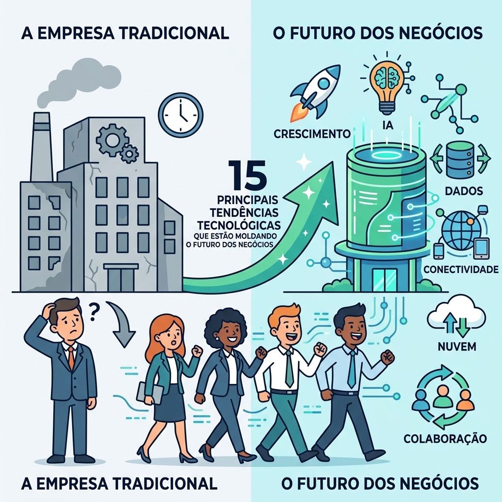 15 Principais Tendências Tecnológicas que Estão Moldando o Futuro dos Negócios