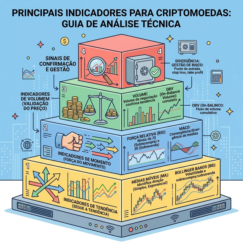 Principais Indicadores para Criptomoedas: Guia de Análise Técnica