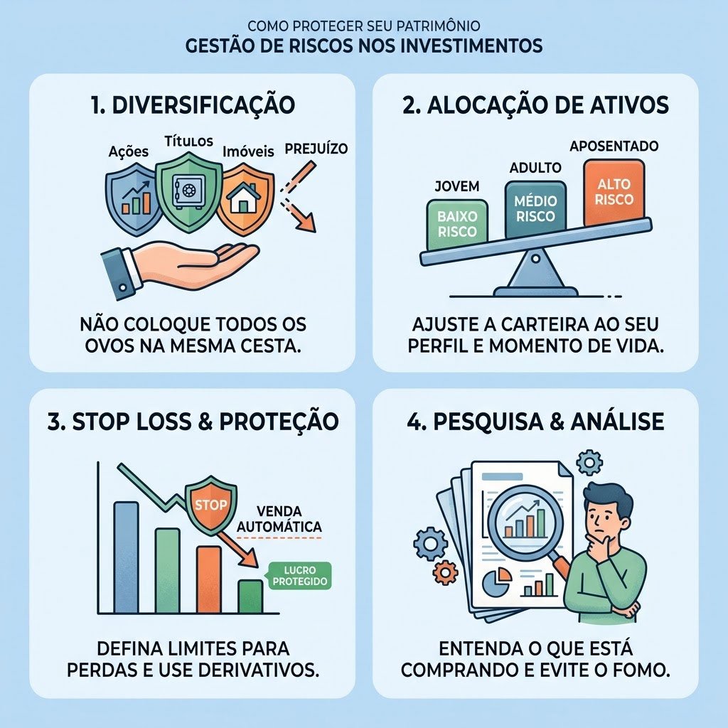 Gestão de Riscos nos Investimentos: Como Proteger Seu Patrimônio