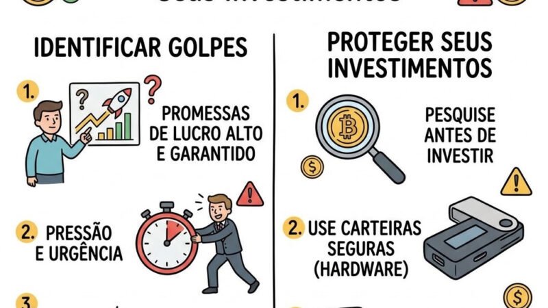 Golpes com Criptomoedas: Como Identificar e Proteger Seus Investimentos