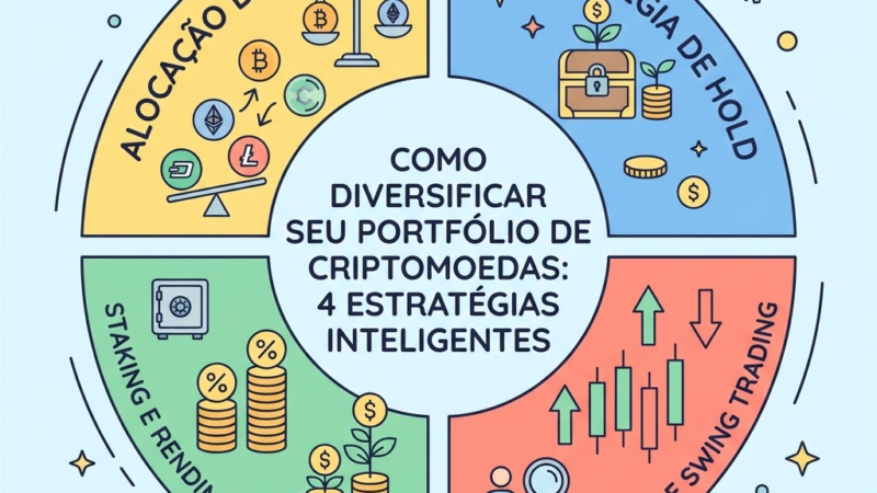Como Diversificar seu Portfólio de Criptomoedas: 4 Estratégias Inteligentes