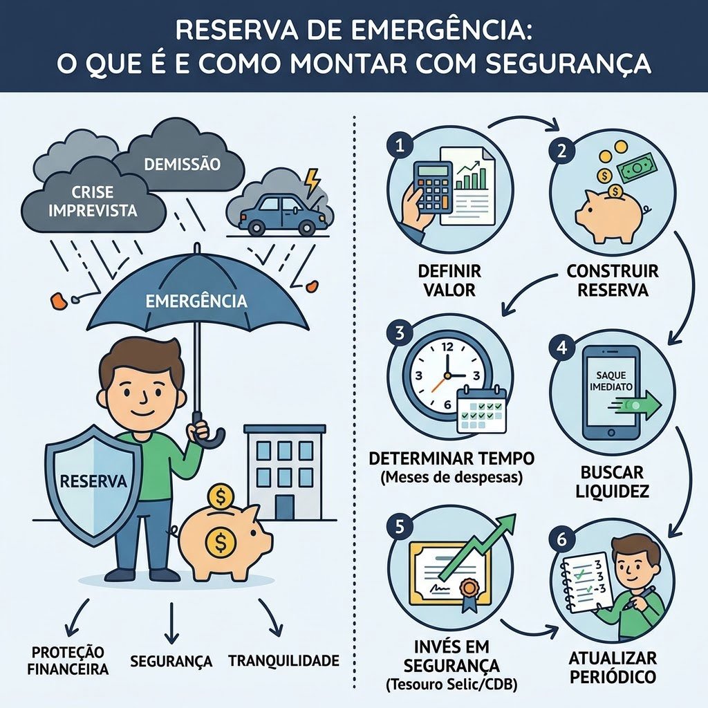 Reserva de Emergência: O Que É e Como Montar com Segurança