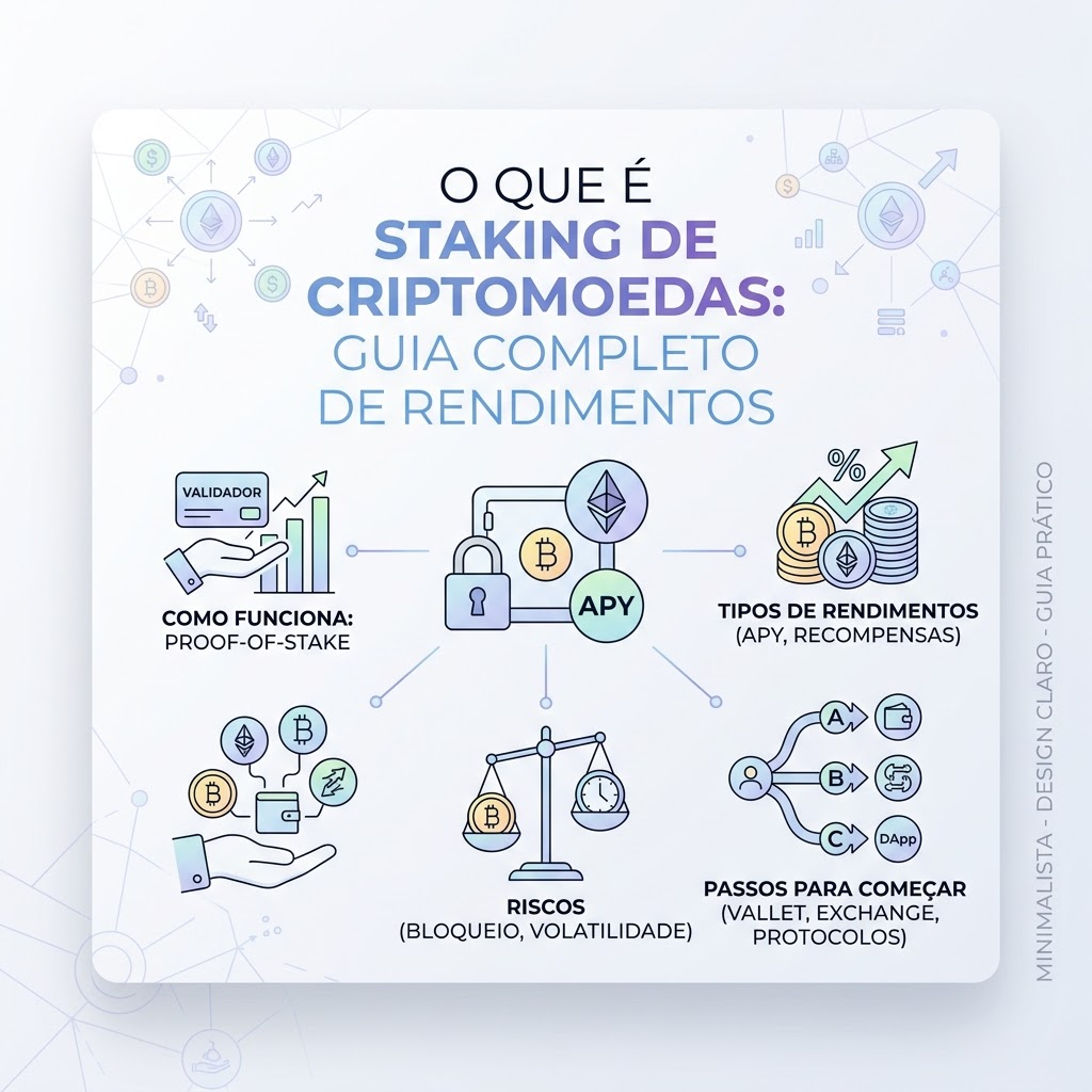O Que é Staking de Criptomoedas: Guia Completo de Rendimentos