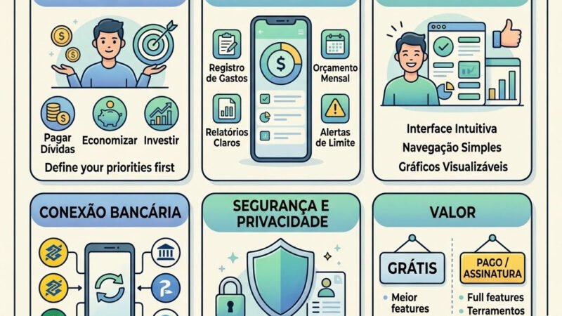 Aplicativos de Controle Financeiro: Como Escolher a Melhor Ferramenta
