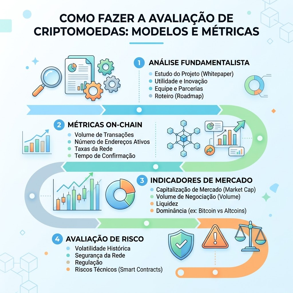 Como Fazer a Avaliação de Criptomoedas: Modelos e Métricas